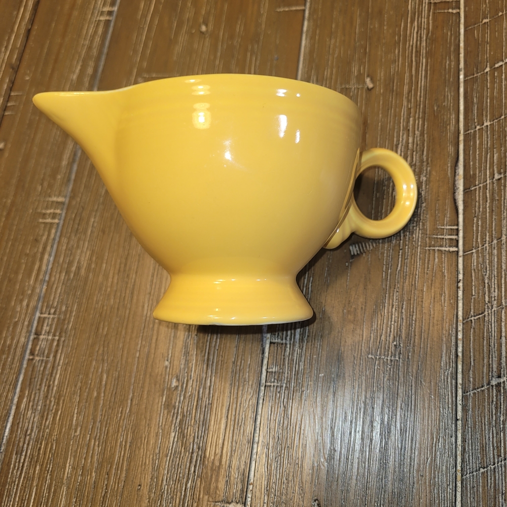 Fiestaware Vintage Yellow Creamer Bowl